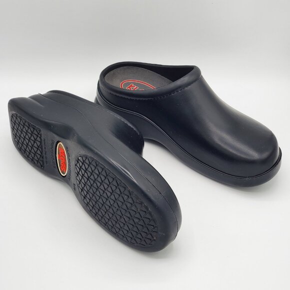 KLOGS Dusty Unisex Black Work Clog, Size 7W - Picture 8 of 9